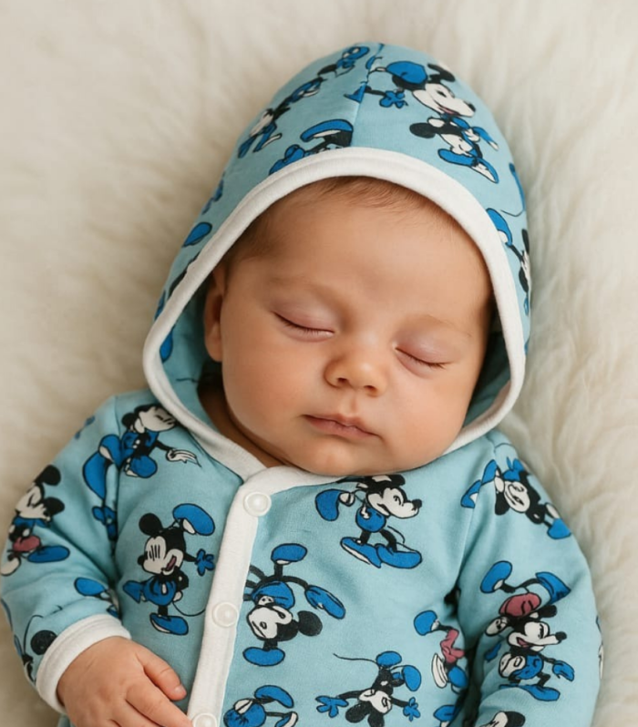 Mickey Prints Fabric (160–170 GSM) – Printed Cotton Fabric