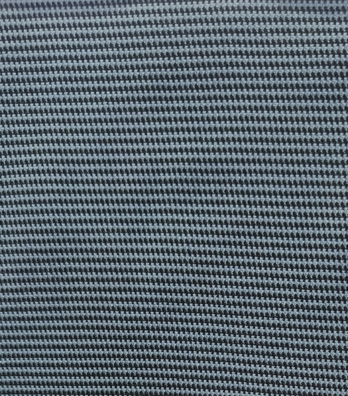 Black Dot Poly Lycra Fabric